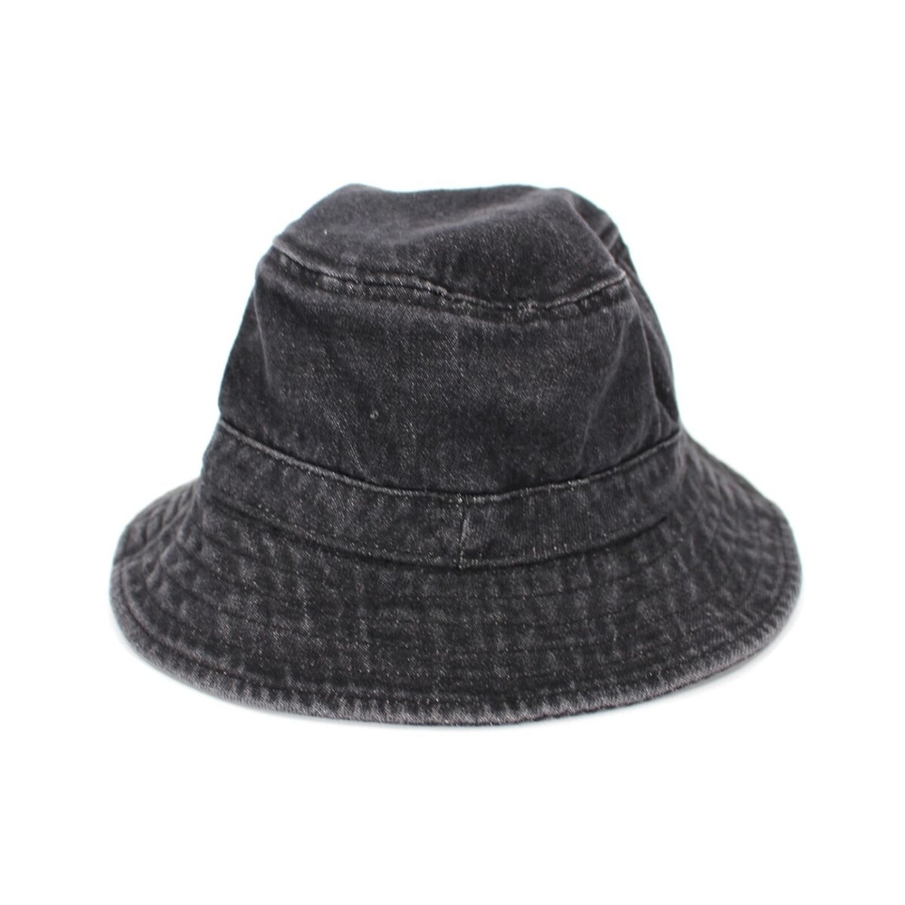 ARITZIA ♥︎ TNA Black Washed Cotton Denim Stitch Brimmed Bucket Hat S/M